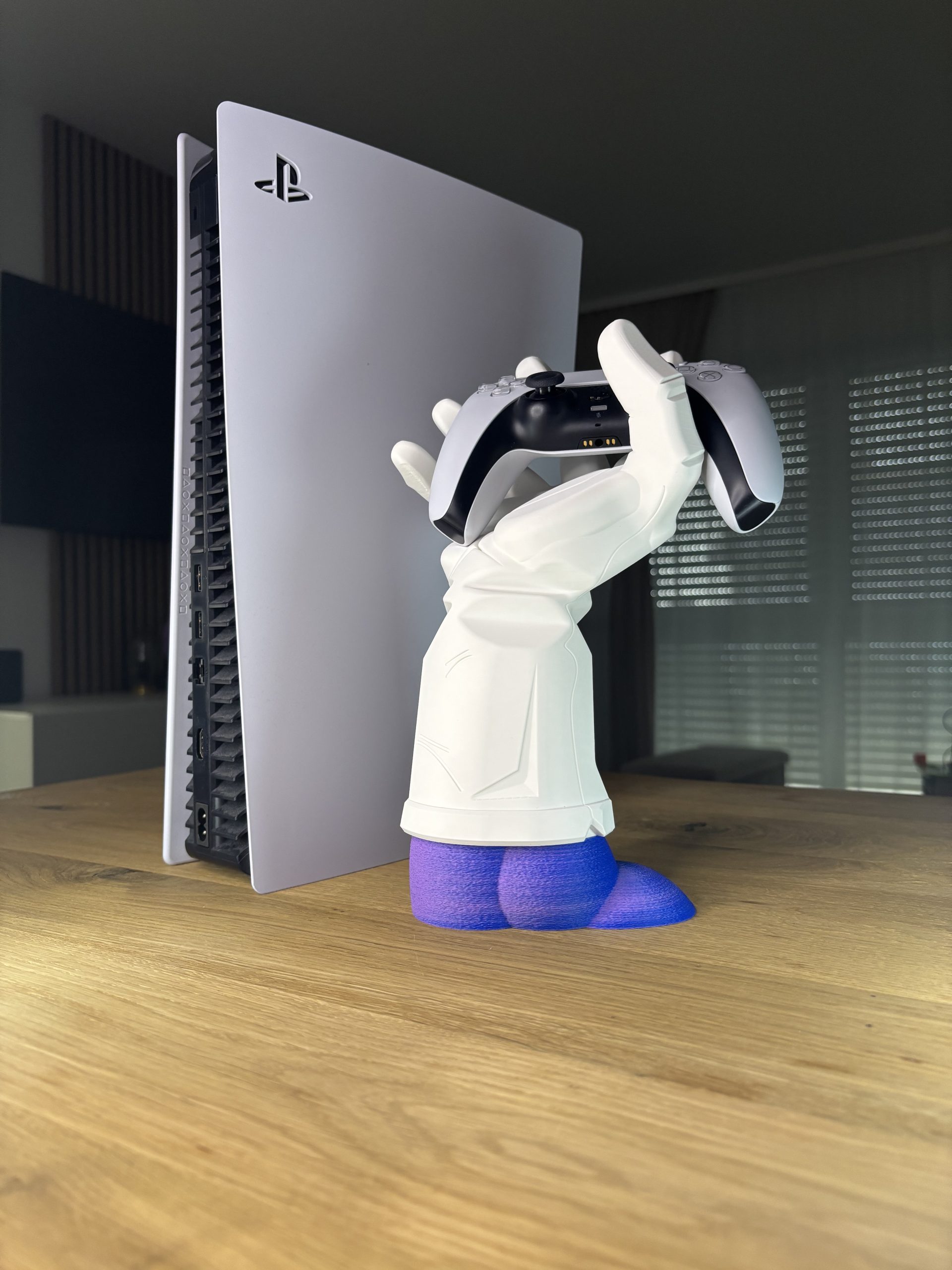 Soporte mando Vegeta Dragon Ball 3D en impresión 3D